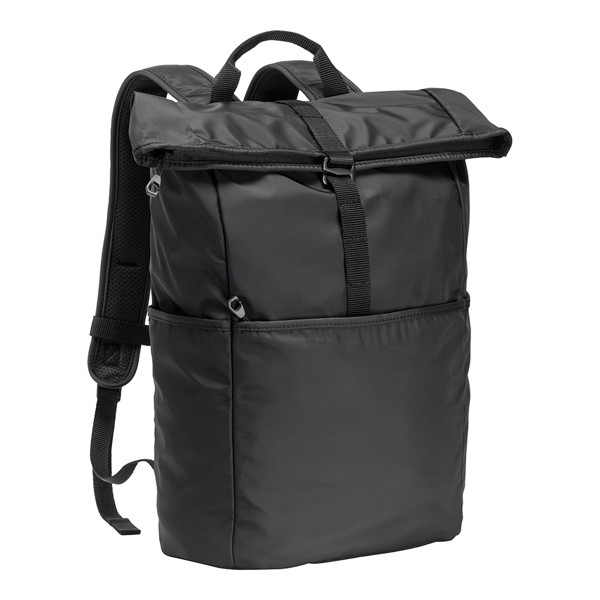 Foldable Laptop Backpack (15) Made Of 310T Nylon - Black