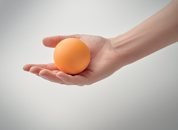 Rubber bouncing ball Funball - Orange