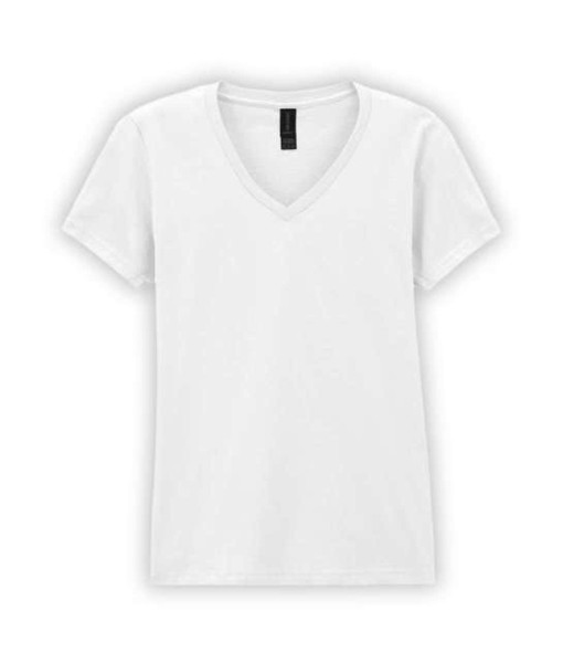 Softstyle™ Ladies' V-Neck T-Shirt - White / XL