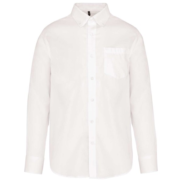 Men’S Long-Sleeved Non-Iron Shirt - White / 4XL
