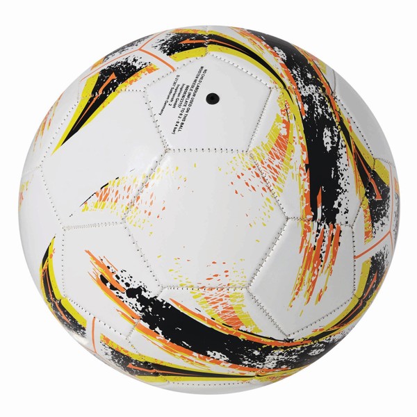 Football size 5, pvc glossy, 260-280g - Black / White