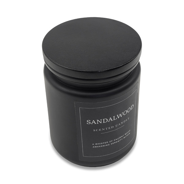Sandalwood scented candle