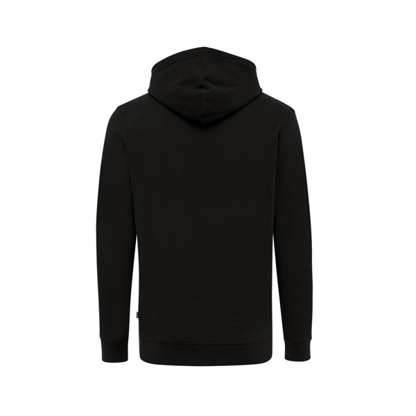 Sweat à capuche en coton recyclé Iqoniq Jasper - Noir / XS