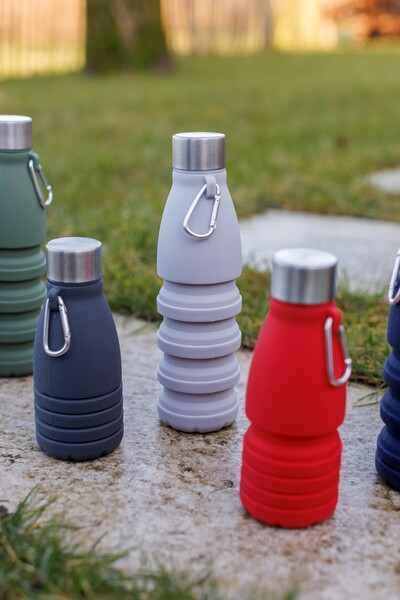 Foldable bottle Erin | 550 ml - grey