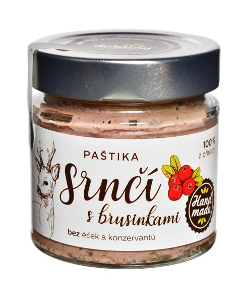 Paštéta srnčia s brusnicami