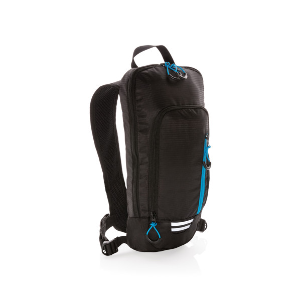 Explorer ripstop lille vandrerygsæk, 7L, PVC fri, sort