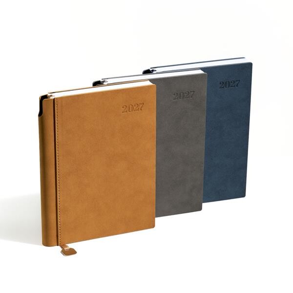 Agenda Diária A5 Bali, Nubuck - Cinza Escuro