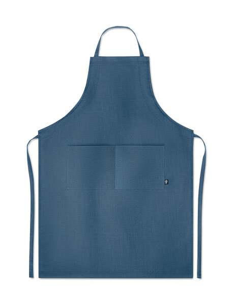 Tablier de cuisine en chanvre Naima Apron - Bleu