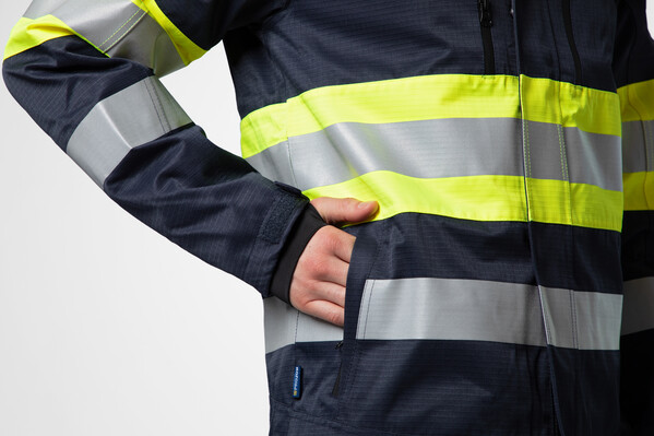 6454 Functional Jacket Hi Viz Yellow/Black 3XL