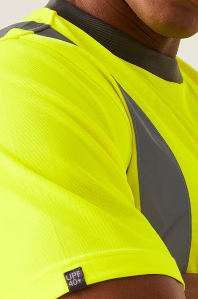 VISOKO VIDLJIVA PRO UGOVORNA MAJICA - Žuta / XL