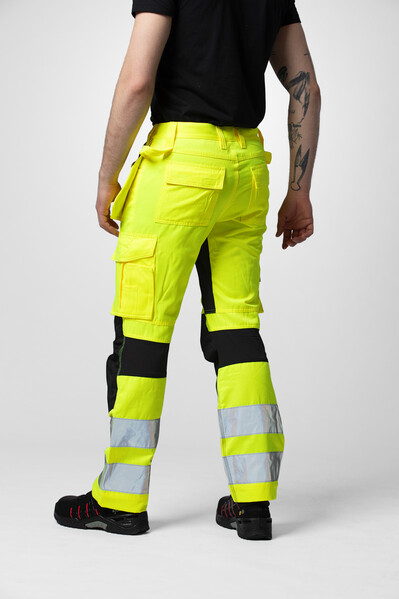 6570 Waistpant Stretch Yellow/black D112