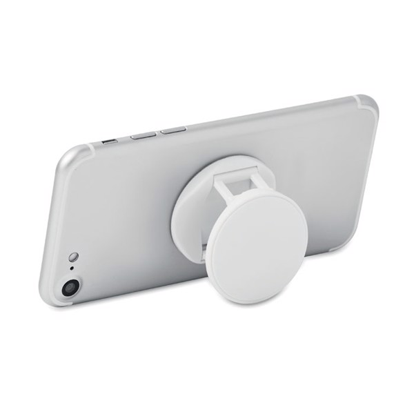 Round phone holder Dot - White