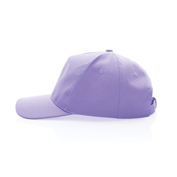 5 dílná kšiltovka Impact z 280g recyklované bavlny AWARE™ - Lavender