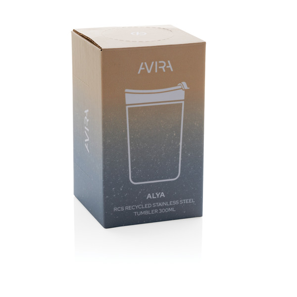 Kozarec Avira Alya, 300 ml, reciklirano jeklo - Bela