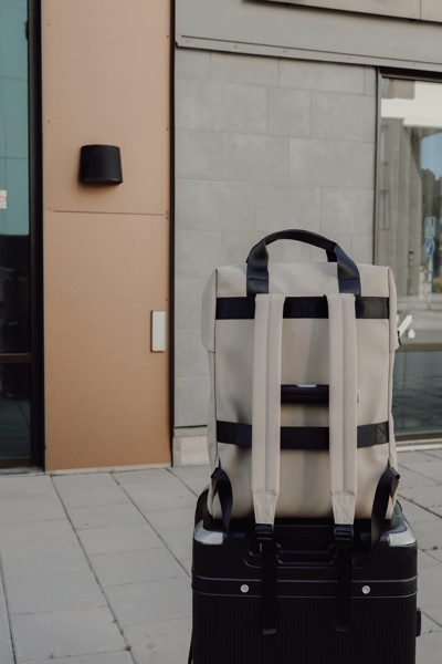 VINGA Baltimore RCS tote backpack - Greige