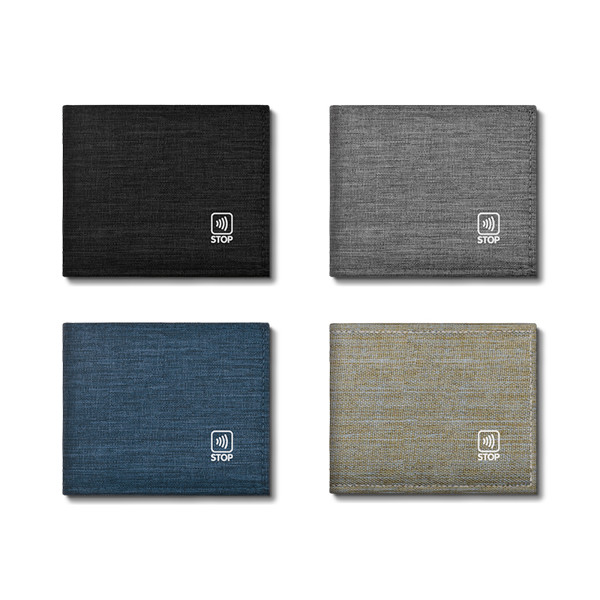 RPET ANTI RFID WALLET - Gris / 