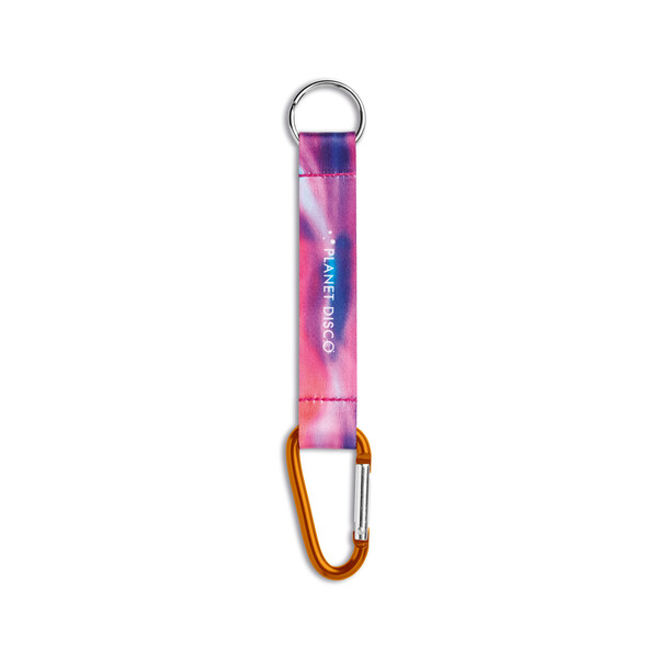 Carabiner with sublimated strap - Orange