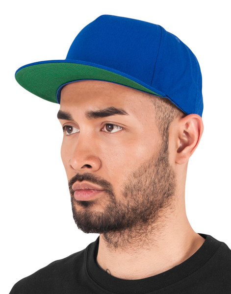 Classic 5 Panel Snapback - White / ONE SIZE