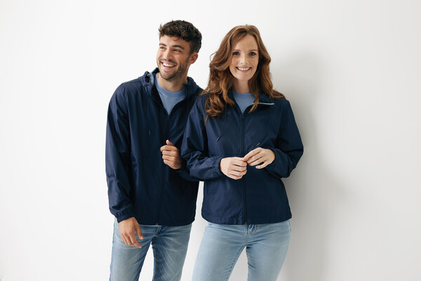 Veste légère en polyester recyclé IQONIQ Logan - Bleu Marine / M