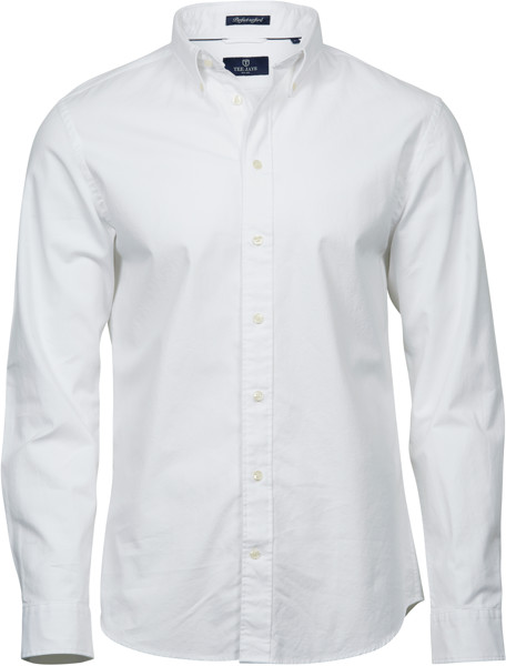 Srajca Oxford Perfect Tee Jays z dolgimi rokavi | TJ 4000 - Bela / XL
