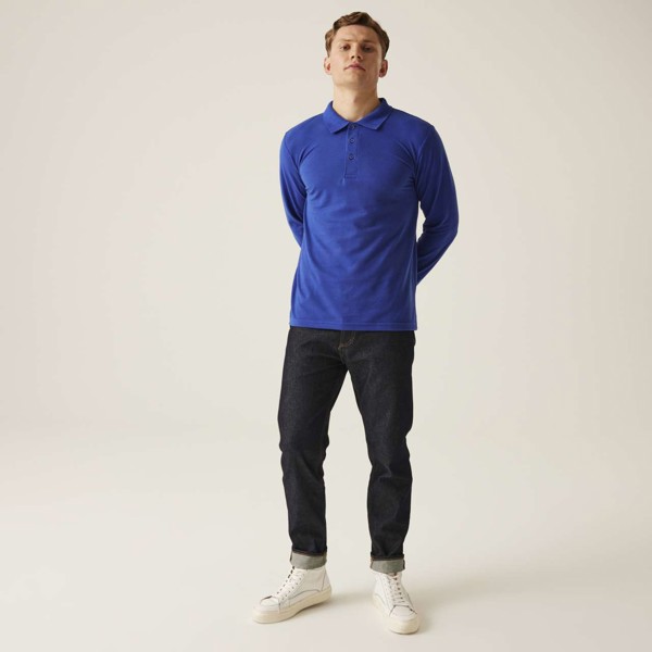 PRO 65/35 POLO MAJICA DUGIH RUKAVOVA - Classic Crvena / 3XL