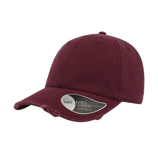 Boné Dad Hat Destroyed,100% Algodão Chino - Branco