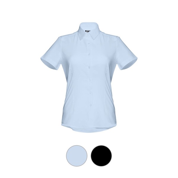 Camisa oxford de manga curta para senhora - THC LONDON WOMEN