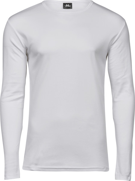 Moška majica Interlock z dolgimi rokavi Tee Jays | TJ 530 - Bela / 3XL