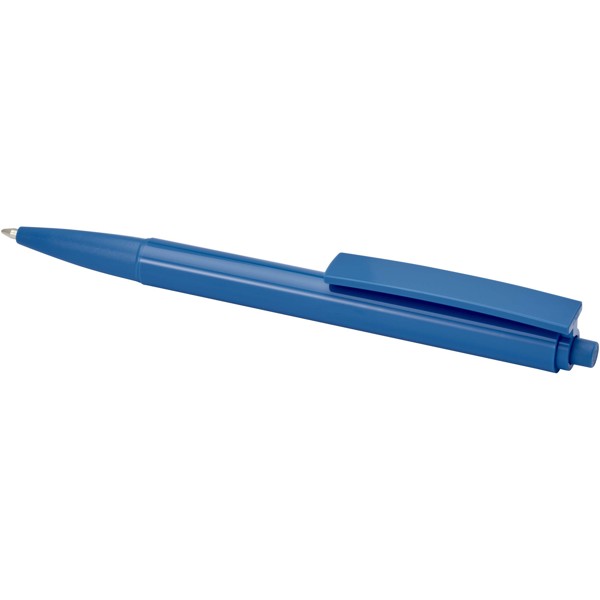 Stylo bille Elsa en plastique recyclé (encre bleue) - Bleu