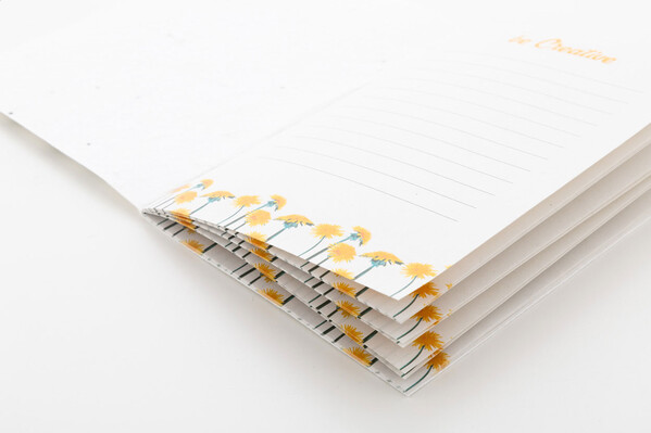 Custom Seed Paper Notebook CreaNote Plus A6 Seed