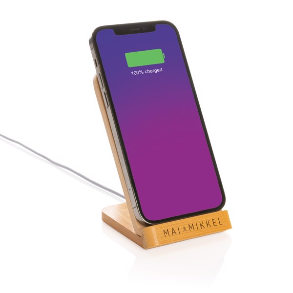 Bamboo 5W wireless charging stand