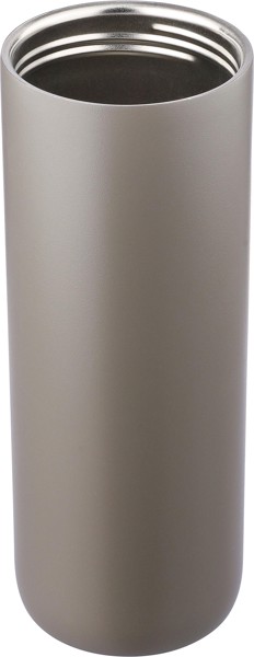 Garrafa de aço inoxidável com parede dupla (500 ml) Omari - cinza chumbo