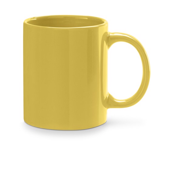 BARINE. 350 mL ceramic mug - Yellow