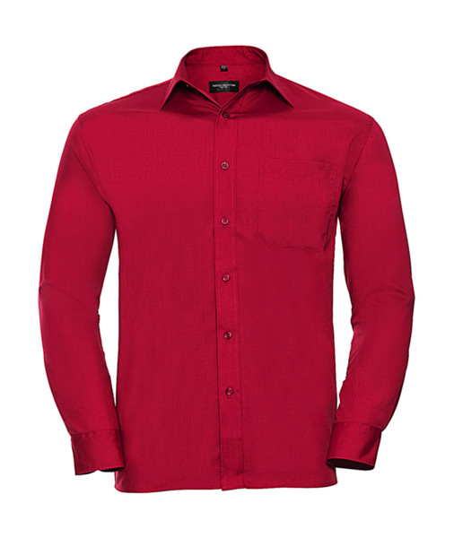 Poplin ShirtLS - White / 2XL