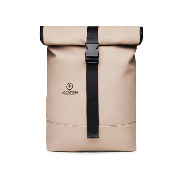 Vinga Baltimore bike bag, 17 inch laptop pocket - Greige