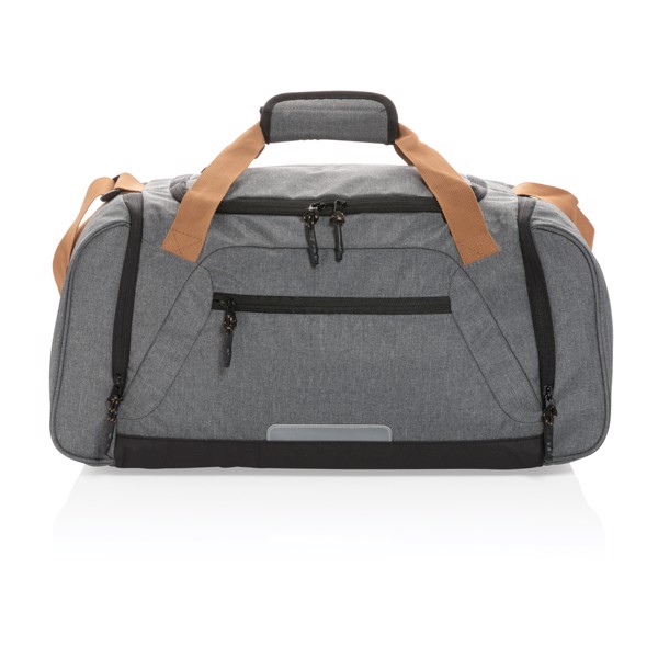 Vikend torba Impact AWARE, 55×26×25 cm, rPET - Siva