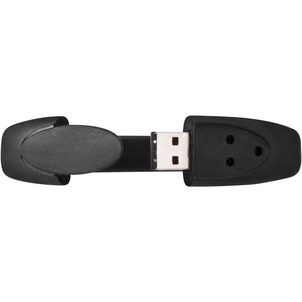 USB Bracelet - Solid Black / 32GB