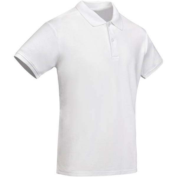 Polo Prince en coton organique à manches courtes pour homme - Blanc / 3XL