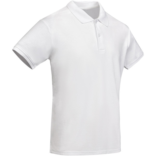 Prince short sleeve men's polo - White / XL