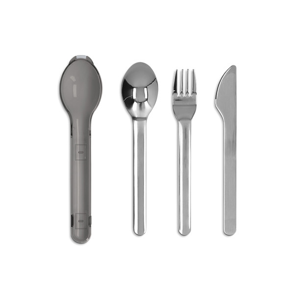 SET DE 3 COUVERTS EN INOX DANS BOITIER RIGIDE