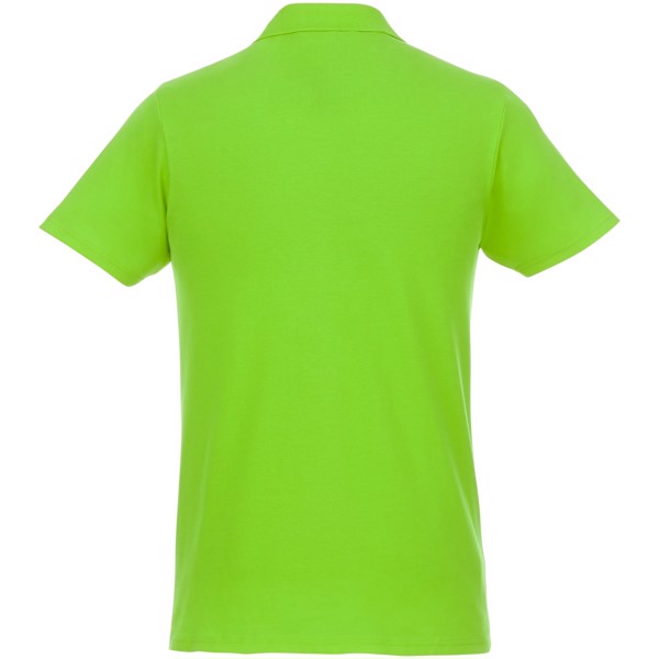 Helios - koszulka męska polo z krótkim rękawem - Zielone jabłuszko / XL