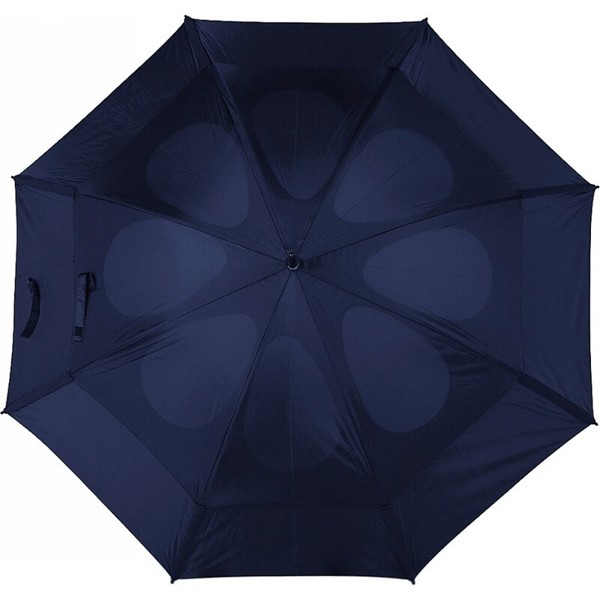 Windproof manual umbrella - navy blue
