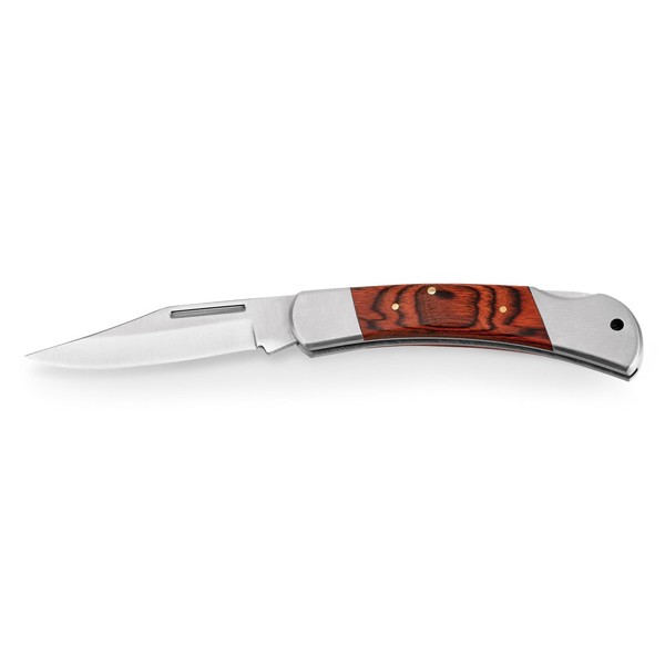 PS - FALCON II. Pocket knife in stainless steel and wood