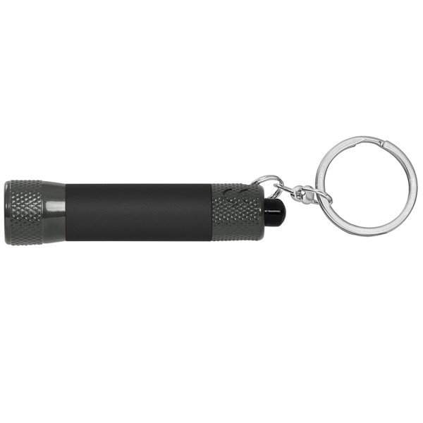 Chroma Softy Monochrome Classic 3 LED Torch Keychain - Gunmetal / Laser