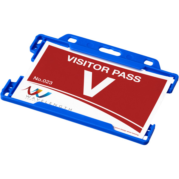 Porta badge in plastica riciclata Vega