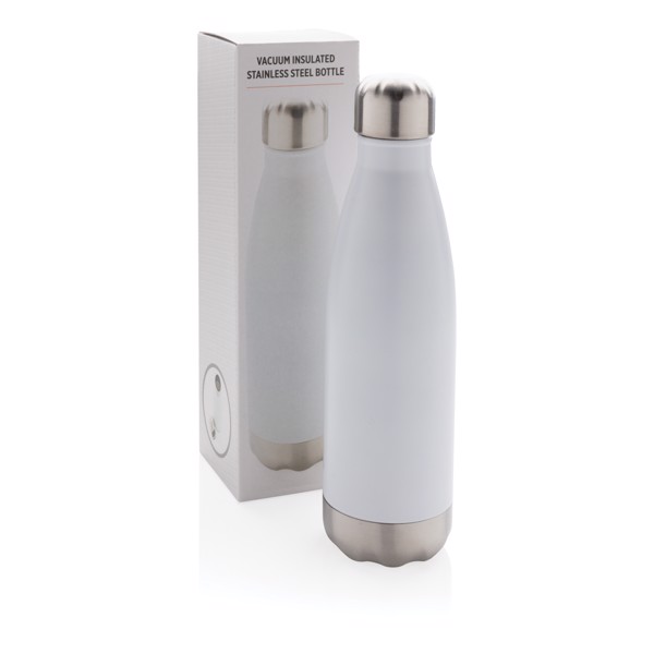 Izolirana steklenica Xd Collection, 500 ml iz nerjavečega jekla - Bela