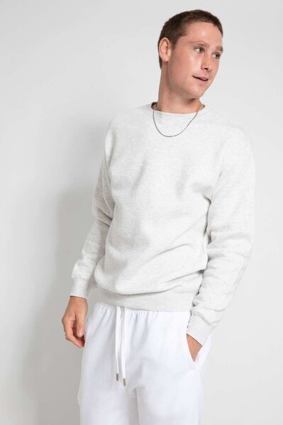 Premium Crewneck Sweatshirt - White / S