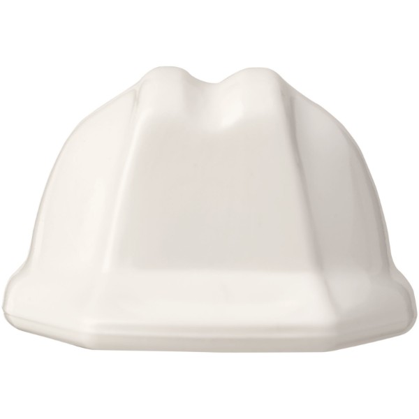 Llavero con forma de casco protector "Kolt" - Blanco