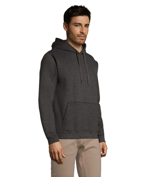 Bluza z kapturem SNAKE - Charcoal Melange / 3XL