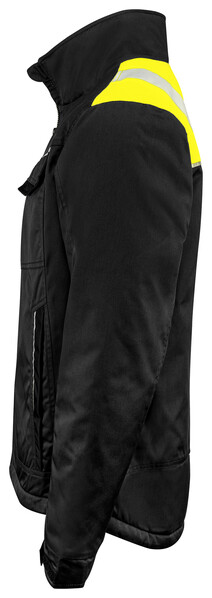 5428 Jacket Padded Black/Yellow M